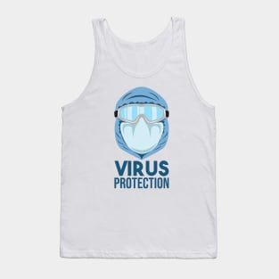 Virus Medical Epidemic Disease Virus Health Pandemic Illness Danger Pathogen Tank Top